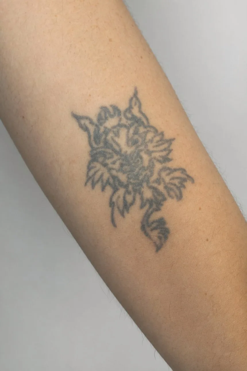 Vorher – Tattoo-Entfernung